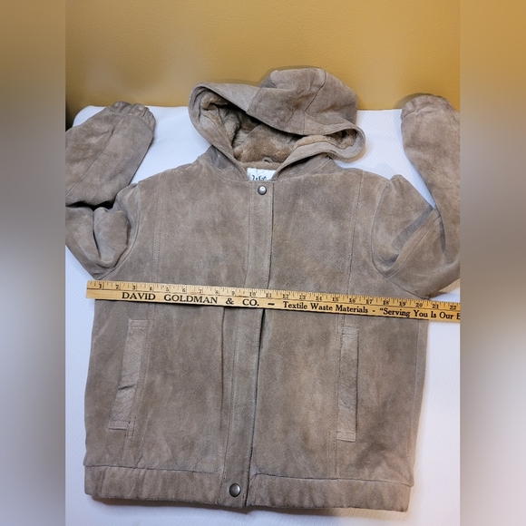 Vintage VTG Wilson Suede and Leather Jacket Made in Korea sz 12 Style 6697 - Picture 6 of 12